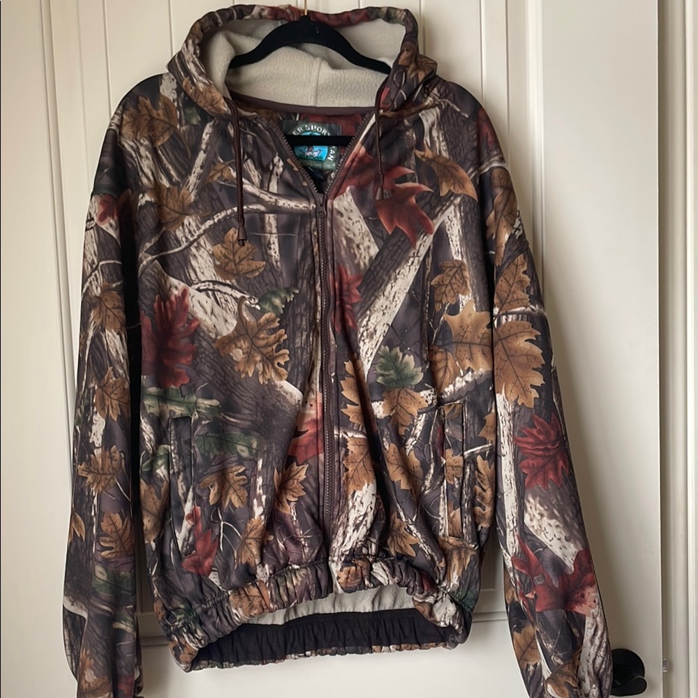 Camouflage Hooded  Jacket